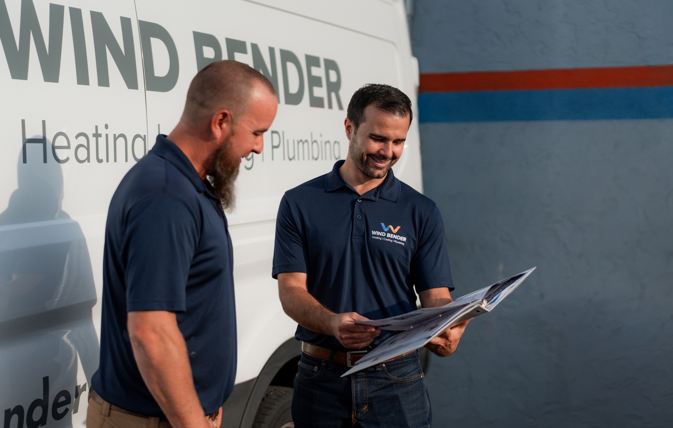 Wind Bender workers